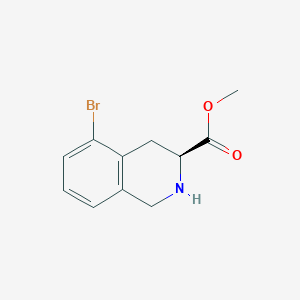 (S)-Methyl 5-bromo-1,2,3,4-tetrahydroisoquinoline-3-carboxylate