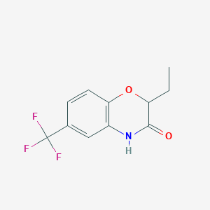 2-Ethyl-6-(trifluoromethyl)-2H-benzo[b][1,4]oxazin-3(4H)-one