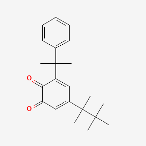 3-(2-Phenyl-2-propyl)-5-(2,3,3-trimethyl-2-butyl)cyclohexa-3,5-diene-1,2-dione