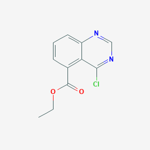 molecular formula C11H9ClN2O2 B13665433 Ethyl 4-chloroquinazoline-5-carboxylate 