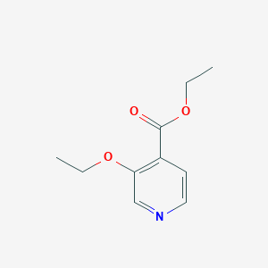 molecular formula C10H13NO3 B13665516 Ethyl 3-ethoxyisonicotinate 