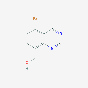 molecular formula C9H7BrN2O B13665520 (5-Bromoquinazolin-8-yl)methanol 