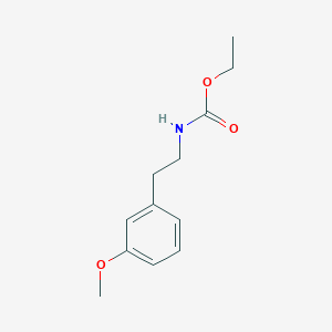 molecular formula C12H17NO3 B1366553 3-甲氧基苯乙基氨基甲酸乙酯 CAS No. 33543-63-4