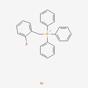 molecular formula C25H21BrFP B1366556 Phosphonium, [(2-fluorophenyl)methyl]triphenyl-, bromide CAS No. 109869-77-4