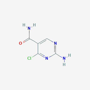 2-Amino-4-chloropyrimidine-5-carboxamide