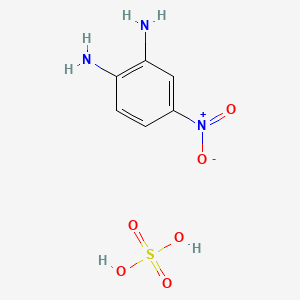 molecular formula C6H9N3O6S B1366567 4-Nitrobenzene-1,2-diamine sulfate CAS No. 68239-82-7