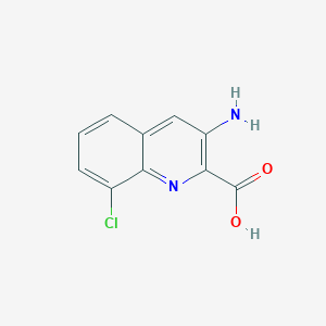 3-Amino-8-chloroquinoline-2-carboxylic acid