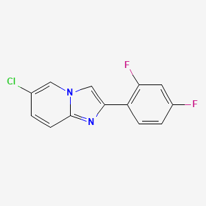 6-Chloro-2-(2,4-difluorophenyl)imidazo[1,2-a]pyridine