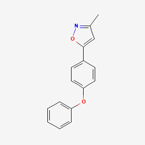 3-Methyl-5-(4-phenoxyphenyl)isoxazole