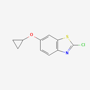 2-Chloro-6-(cycloprop-1-yloxy)benzo[d]thiazole