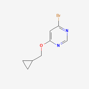 4-Bromo-6-(cyclopropylmethoxy)pyrimidine