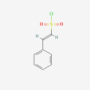 molecular formula C8H7ClO2S B1366571 (E)-2-Phenylethenesulfonyl chloride CAS No. 4091-26-3