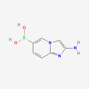 (2-Aminoimidazo[1,2-a]pyridin-6-yl)boronic acid