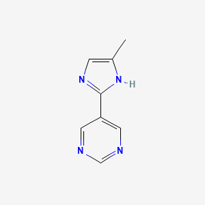 5-(5-Methyl-2-imidazolyl)pyrimidine