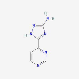 5-Amino-3-(4-pyrimidinyl)-1H-1,2,4-triazole