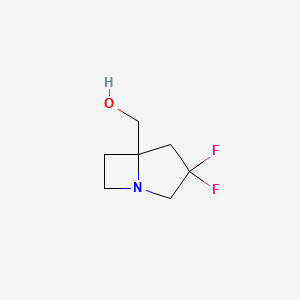 (3,3-Difluoro-1-azabicyclo[3.2.0]heptan-5-YL)methanol