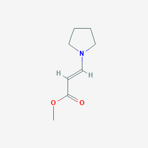 molecular formula C8H13NO2 B1366582 3-Pyrrolidin-1-ylacrylic acid methyl ester CAS No. 90087-77-7