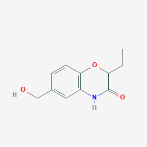 2-Ethyl-6-(hydroxymethyl)-2H-benzo[b][1,4]oxazin-3(4H)-one