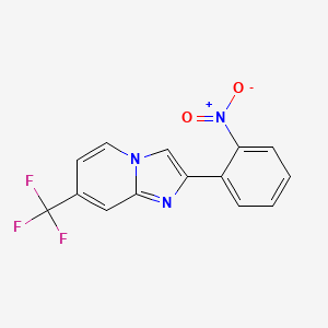 2-(2-Nitrophenyl)-7-(trifluoromethyl)imidazo[1,2-a]pyridine