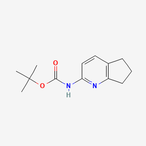 tert-Butyl (6,7-dihydro-5H-cyclopenta[b]pyridin-2-yl)carbamate