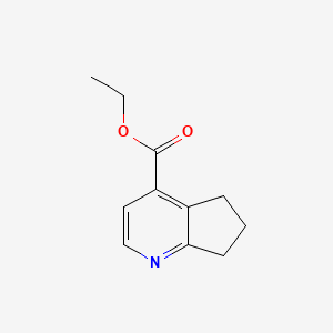 Ethyl 6,7-dihydro-5H-cyclopenta[b]pyridine-4-carboxylate