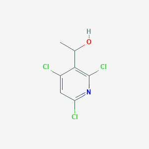 1-(2,4,6-Trichloropyridin-3-YL)ethan-1-OL