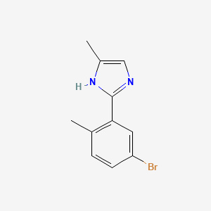 2-(5-Bromo-2-methylphenyl)-5-methyl-1H-imidazole