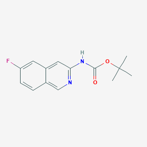 tert-Butyl (6-fluoroisoquinolin-3-yl)carbamate