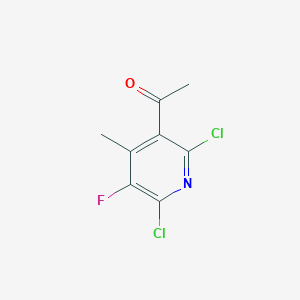 1-(2,6-Dichloro-5-fluoro-4-methylpyridin-3-yl)ethanone