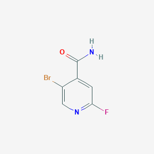 5-Bromo-2-fluoroisonicotinamide