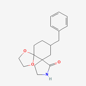 13-Benzyl-7,10-dioxa-3-azadispiro[4.0.46.45]tetradecan-4-one