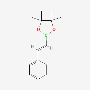molecular formula C14H19BO2 B1366612 (E)-4,4,5,5-Tetramethyl-2-styryl-1,3,2-dioxaborolane CAS No. 83947-56-2