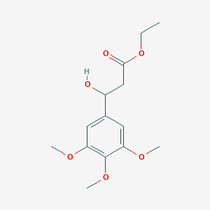 Ethyl 3-hydroxy-3-(3,4,5-trimethoxyphenyl)propanoate