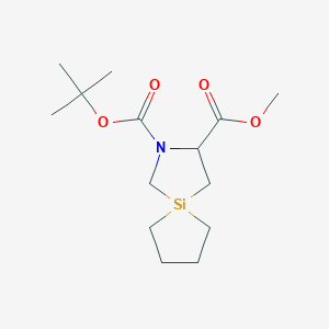 Methyl (R)-2-Boc-2-aza-5-silaspiro[4.4]nonane-3-carboxylate