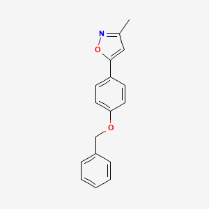 5-[4-(Benzyloxy)phenyl]-3-methylisoxazole