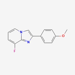 8-Fluoro-2-(4-methoxyphenyl)imidazo[1,2-a]pyridine