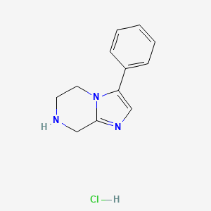 3-Phenyl-5,6,7,8-tetrahydroimidazo[1,2-a]pyrazine hydrochloride