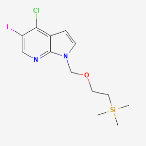 4-Chloro-5-iodo-1-[[2-(trimethylsilyl)ethoxy]methyl]-7-azaindole