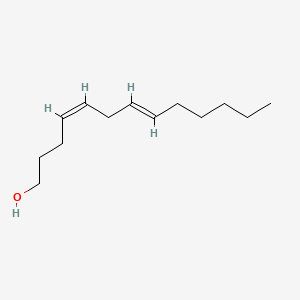 molecular formula C13H24O B1366640 （Z，E）-十三-4，7-二烯-1-醇 CAS No. 57981-61-0