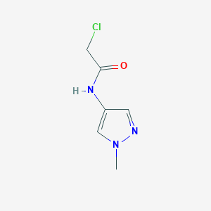 molecular formula C6H8ClN3O B1366660 2-Chloro-N-(1-methyl-1H-pyrazol-4-yl)-acetamide CAS No. 957261-64-2