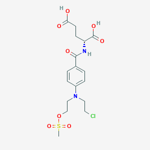 (R)-2-(4-((2-Chloroethyl)(2-((methylsulfonyl)oxy)ethyl)amino)benzamido)pentanedioic acid