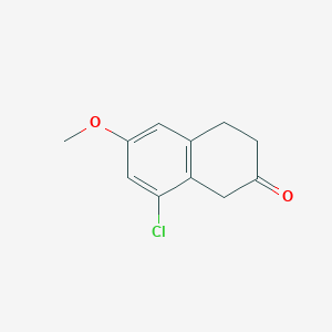 8-Chloro-6-methoxy-3,4-dihydronaphthalen-2(1H)-one