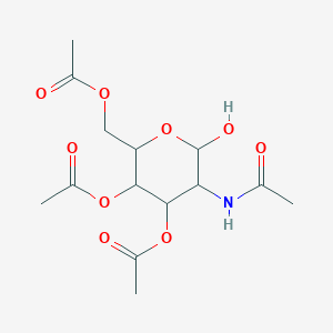 (2R,3R,4R,5R,6R)-5-Acetamido-2-(acetoxymethyl)-6-hydroxytetrahydro-2H-pyran-3,4-diyl Diacetate