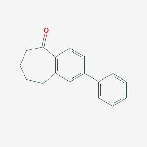 2-Phenyl-6,7,8,9-tetrahydro-5H-benzo[7]annulen-5-one