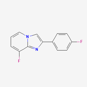 8-Fluoro-2-(4-fluorophenyl)imidazo[1,2-a]pyridine