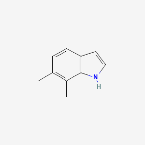 molecular formula C10H11N B1366674 6,7-二甲基吲哚 CAS No. 55199-24-1