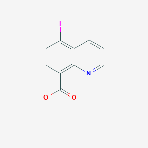 molecular formula C11H8INO2 B13666894 Methyl 5-iodoquinoline-8-carboxylate 