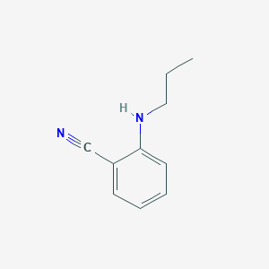 molecular formula C10H12N2 B1366698 2-(丙氨基)苯甲腈 CAS No. 74396-53-5