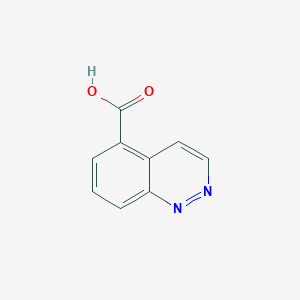 molecular formula C9H6N2O2 B13667006 Cinnoline-5-carboxylic acid 