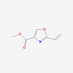 molecular formula C7H7NO3 B13667014 Methyl 2-vinyloxazole-4-carboxylate 